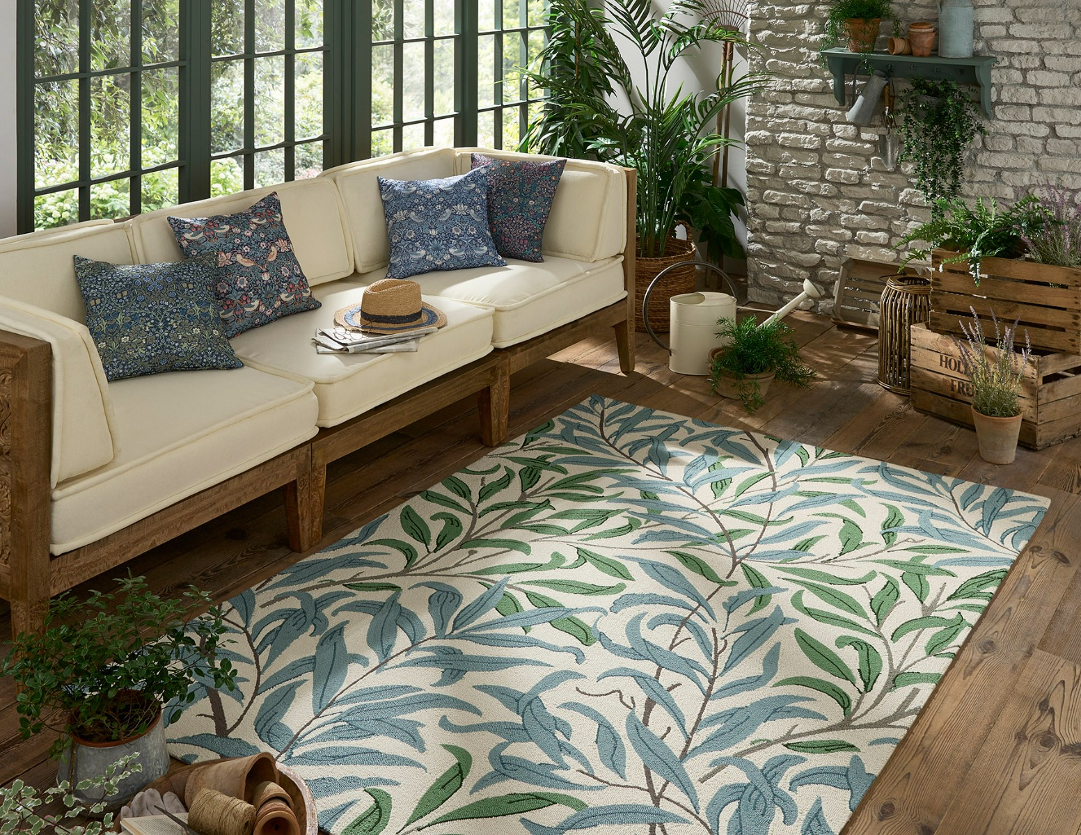 Willow B. Leafy Arb. outdoor 428607 Teppich | Größe: 160 x 230 cm