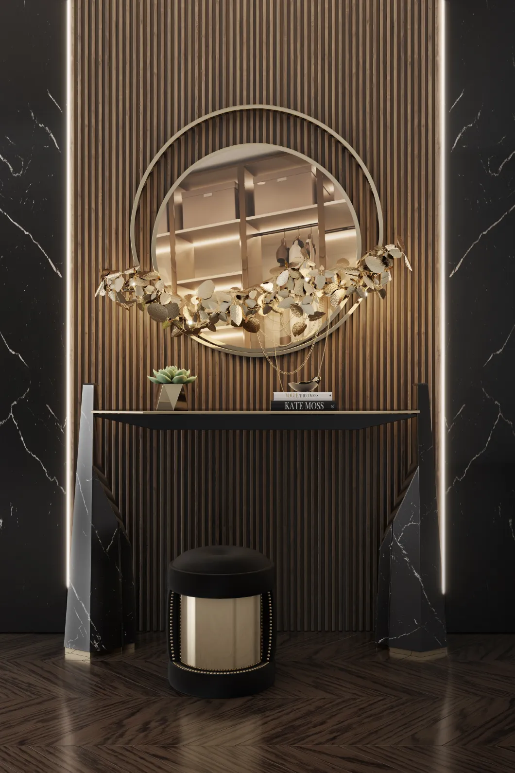 Royal II Wandlicht‑Spiegel - 1