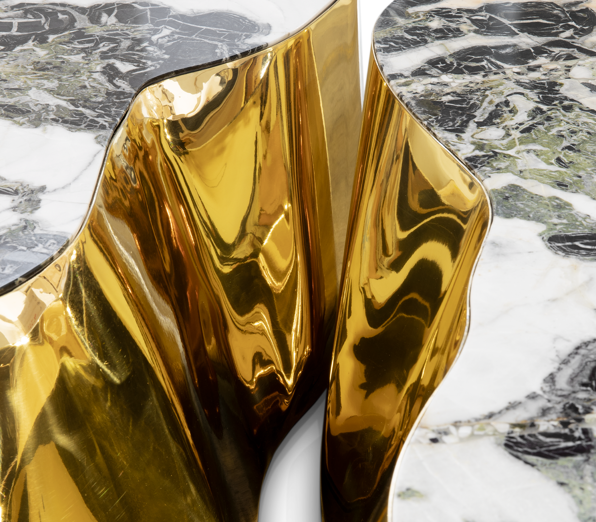 Fissure Marmor‑Couchtisch