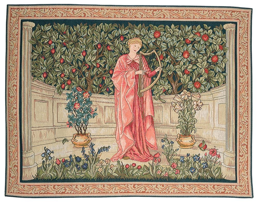 Der Minnesänger, William Morris Wandteppich | Größe: 50 x 67 cm