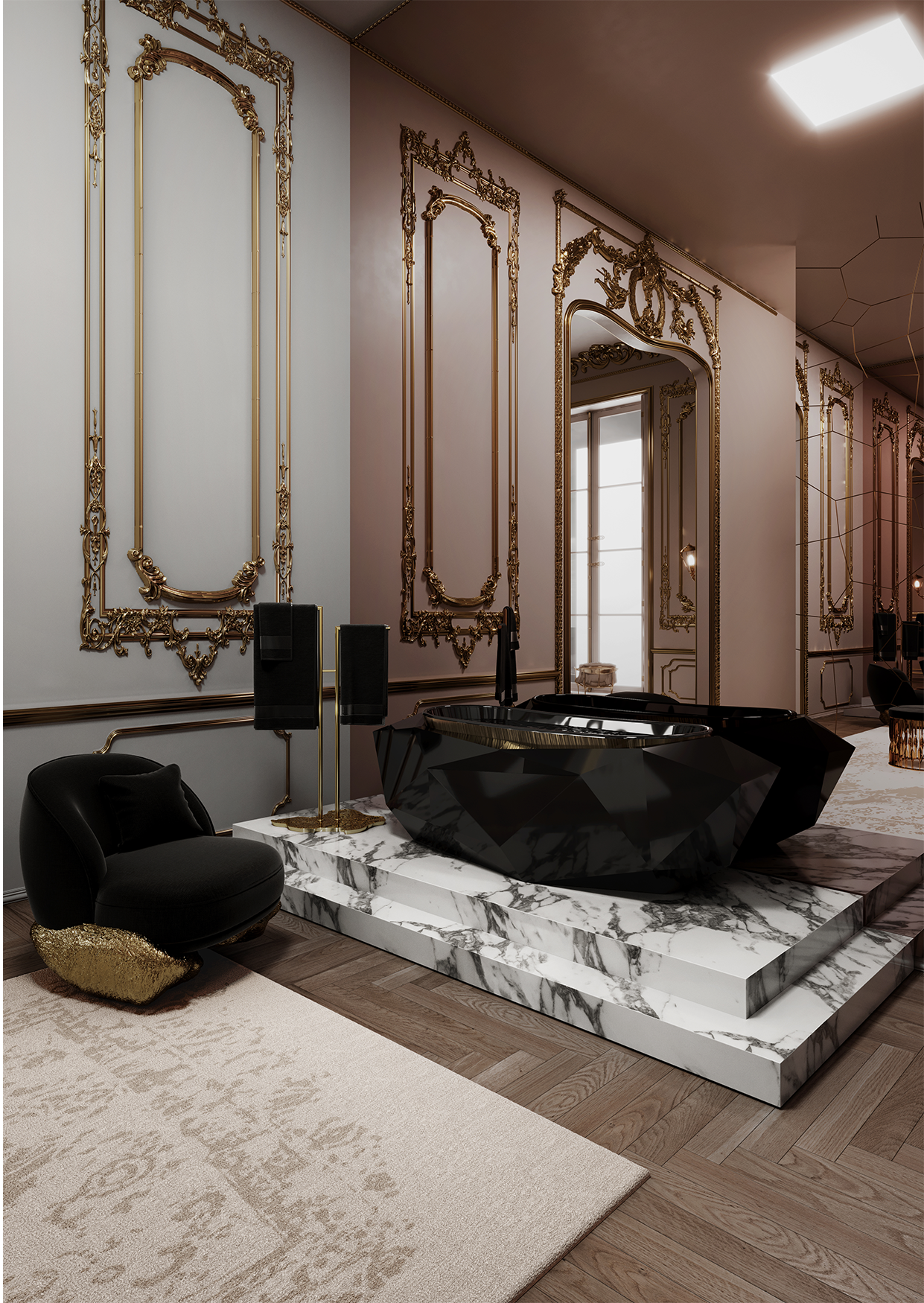 Angora II Baltic Black Sessel