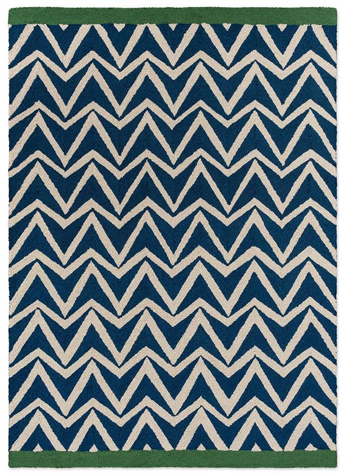 Dhurrie Blue Outdoor-Teppich | Größe: 200 x 280 cm