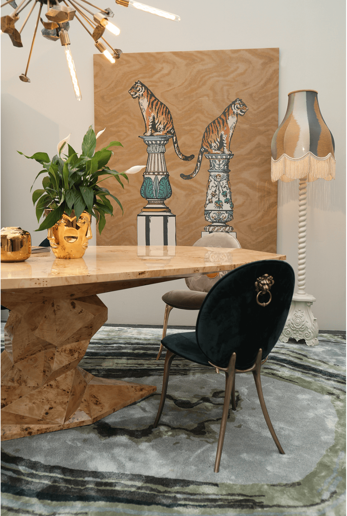 Bonsai Wurzelholz Luxe Esstisch