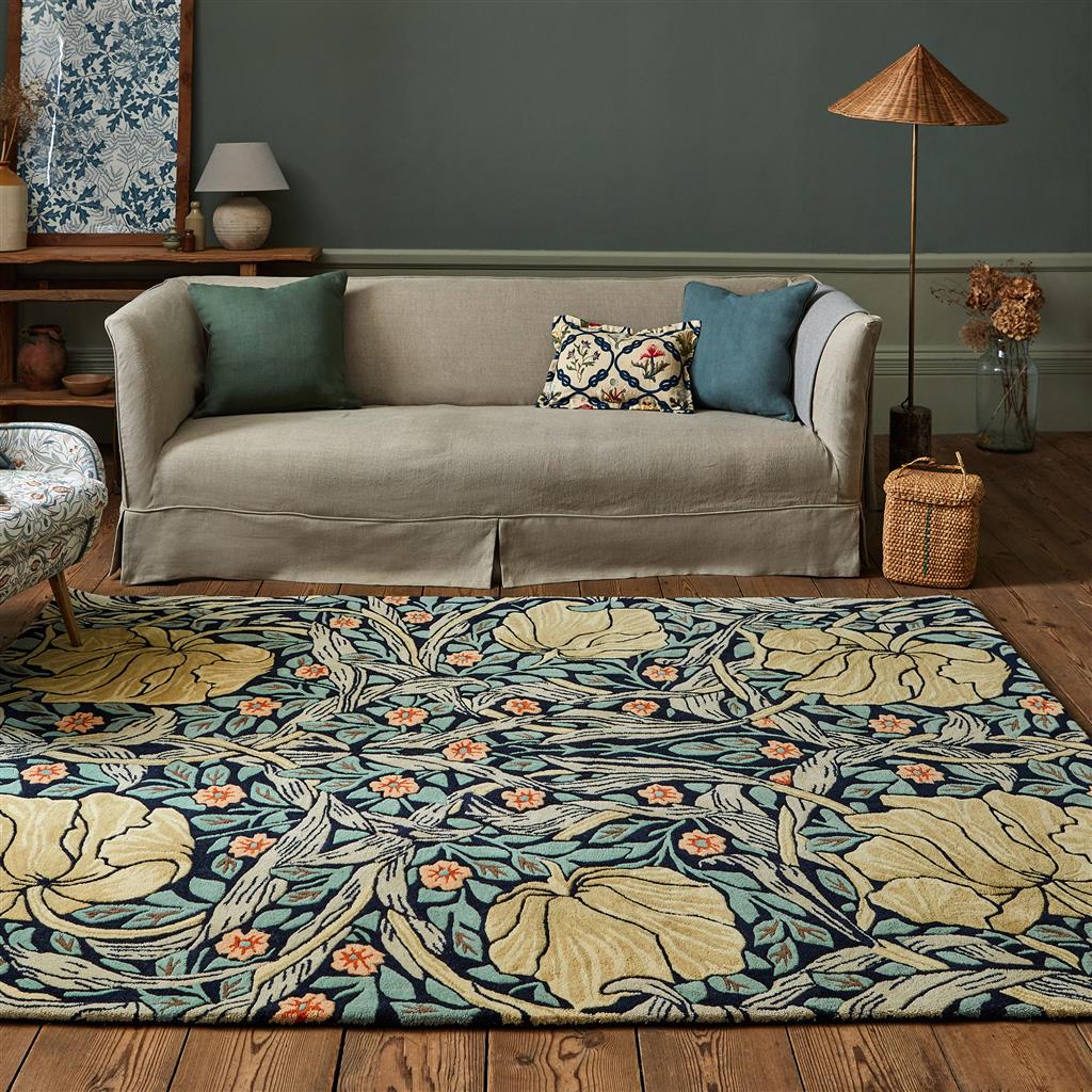 Pimpernel Indigo 028818 Teppich | Größe: 140 x 200 cm