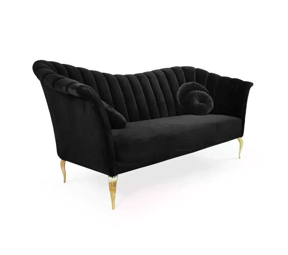 Saphira Sofa mit Metallgestell