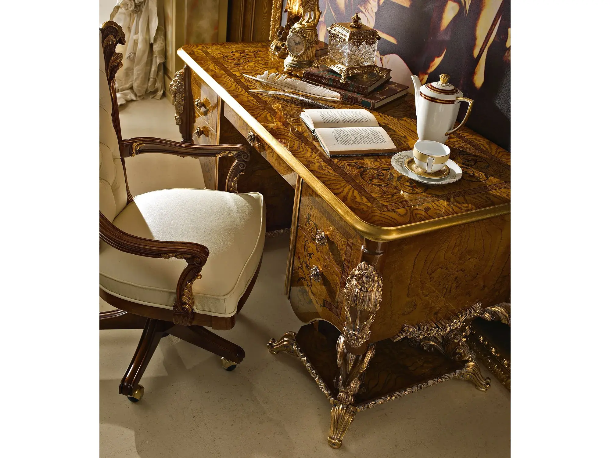 Dolcevita Schreibtisch mit Schubladen