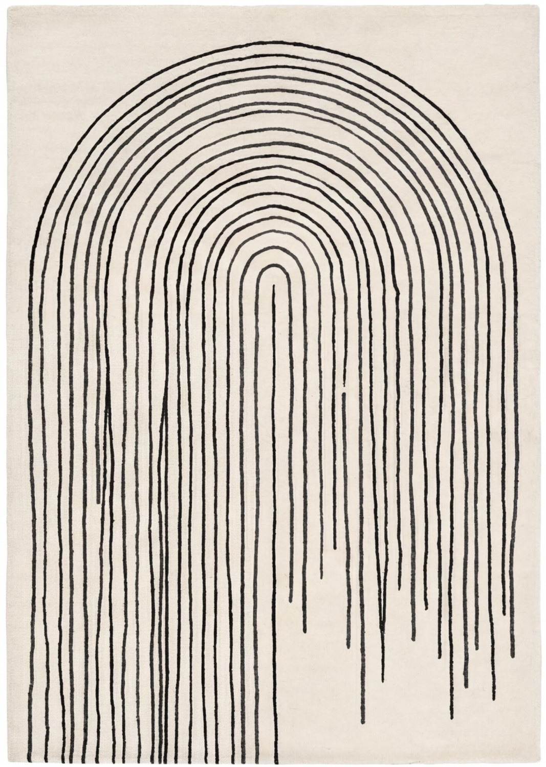 Arcade Lines Ivory Teppich