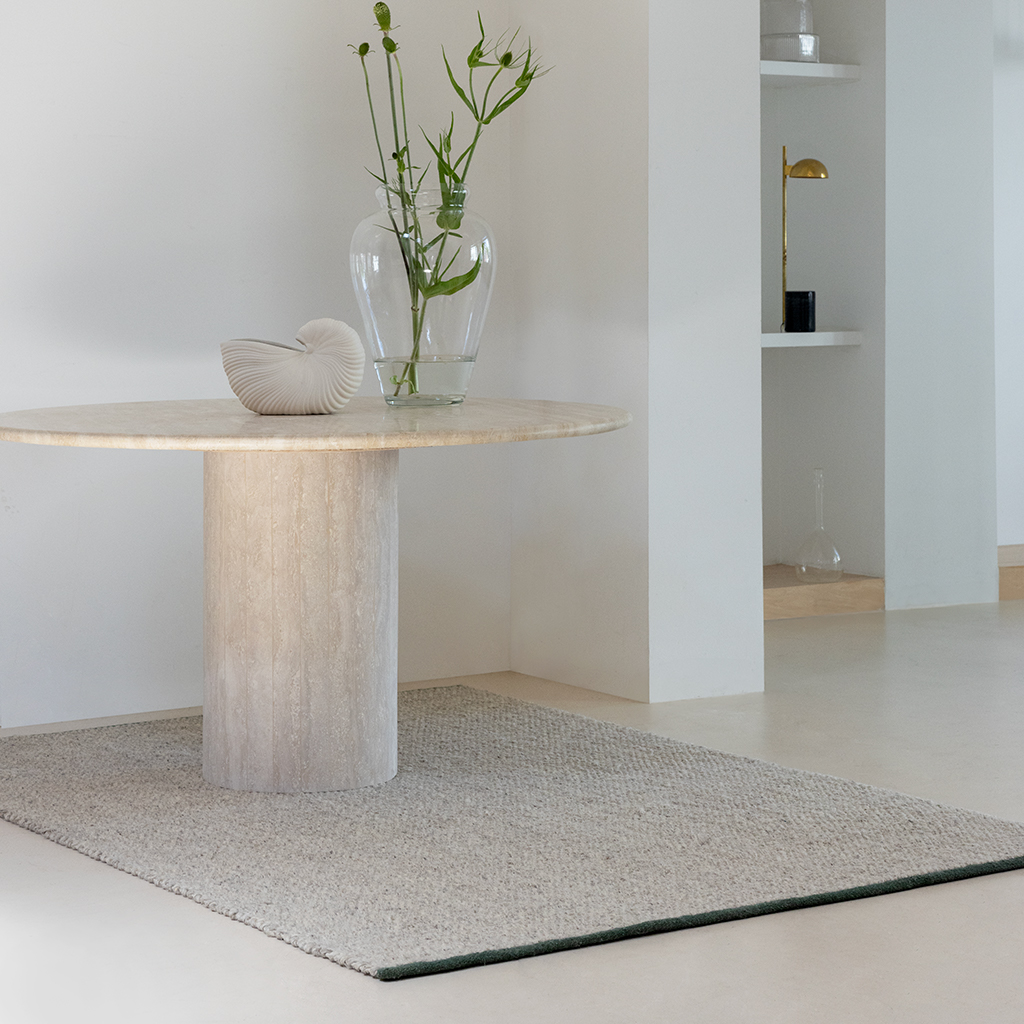 Craft Matter Plain Ash Grey Teppich | Größe: 160 x 230 cm