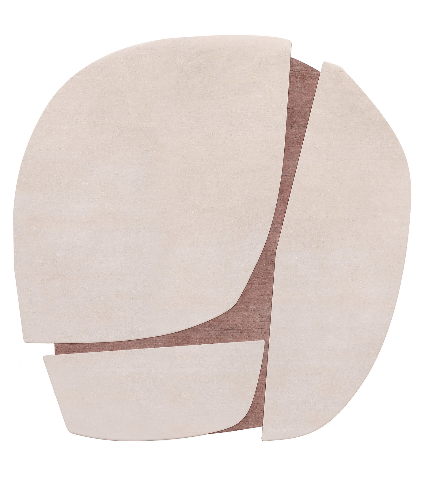 Designer Rost Geformt Teppich | Größe: Ø 300 cm