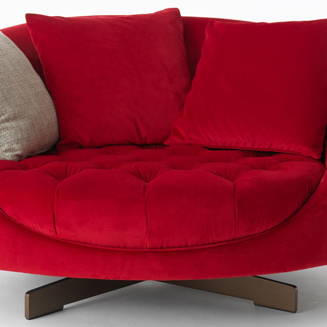 Hill Rotes Sofa