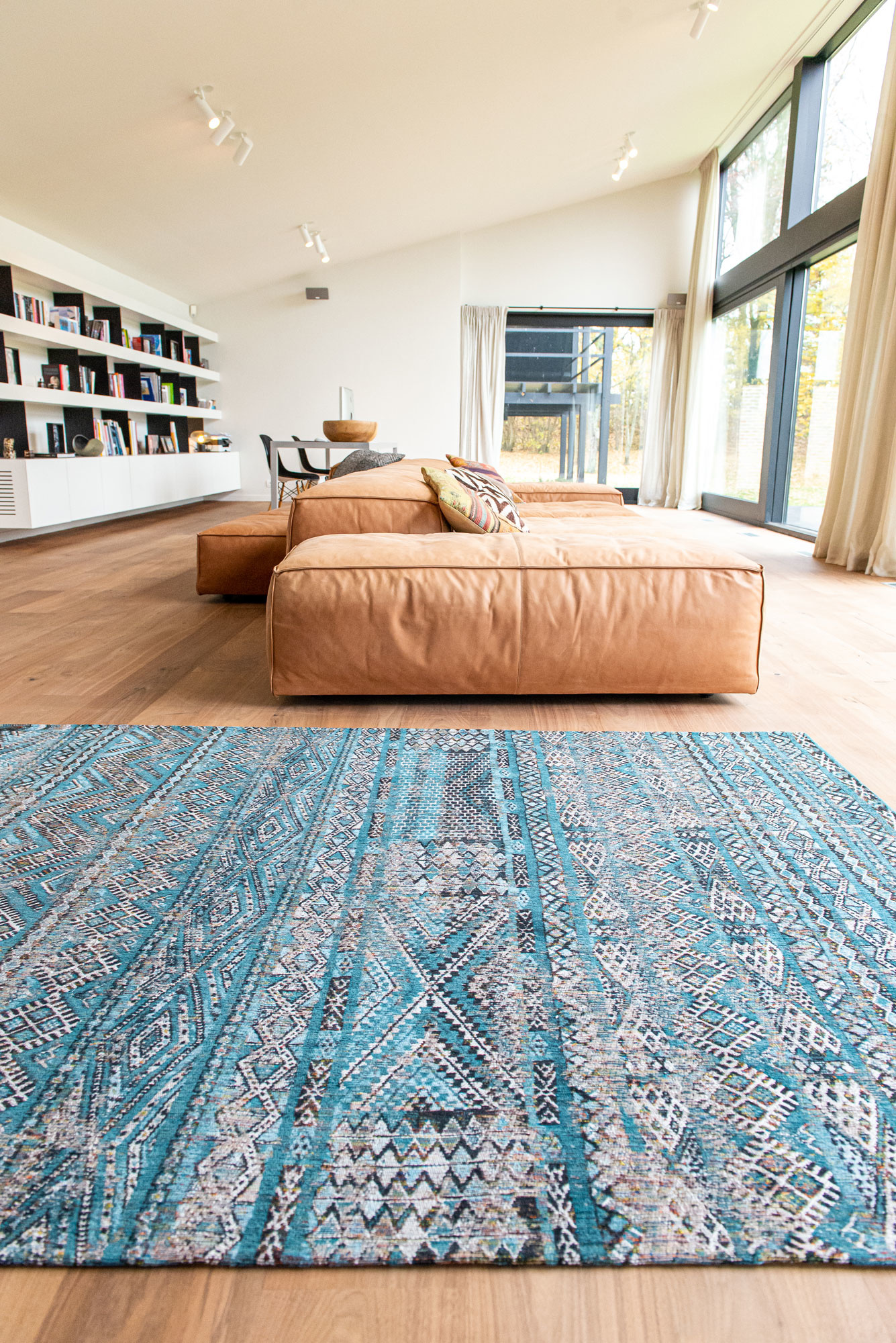 Zemmuri Blue Teppich | Größe: 170 x 240 cm