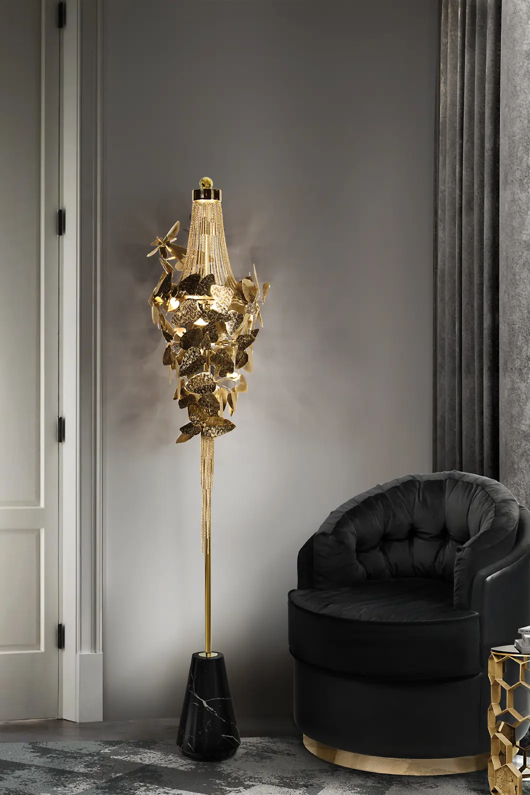 Luxe Drehbarer Sessel - 15