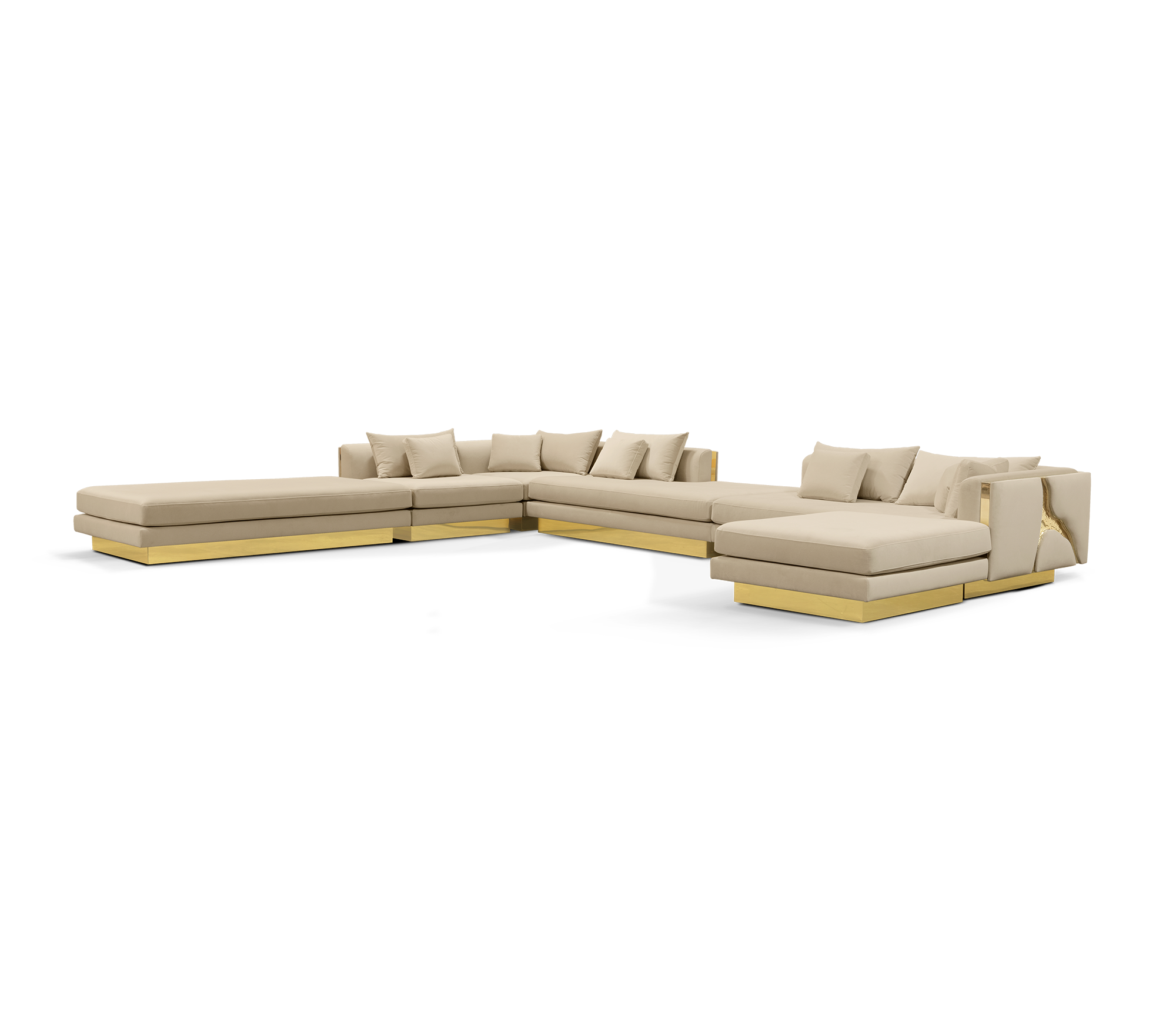 Fissure Modulares Luxus‑Sofa