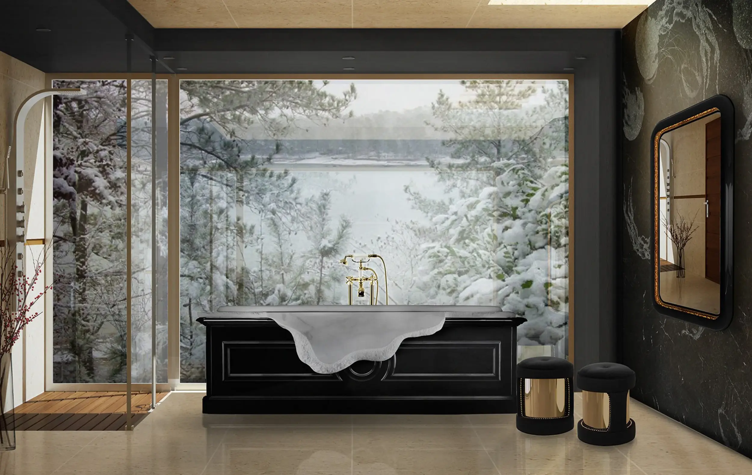 Stonehaven Einbaubadewanne