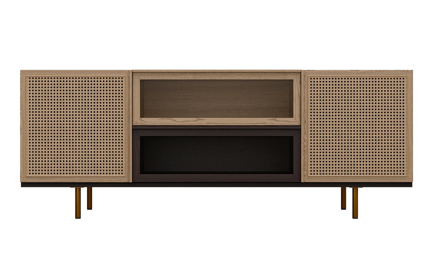 Sideboard aus Eschenholz