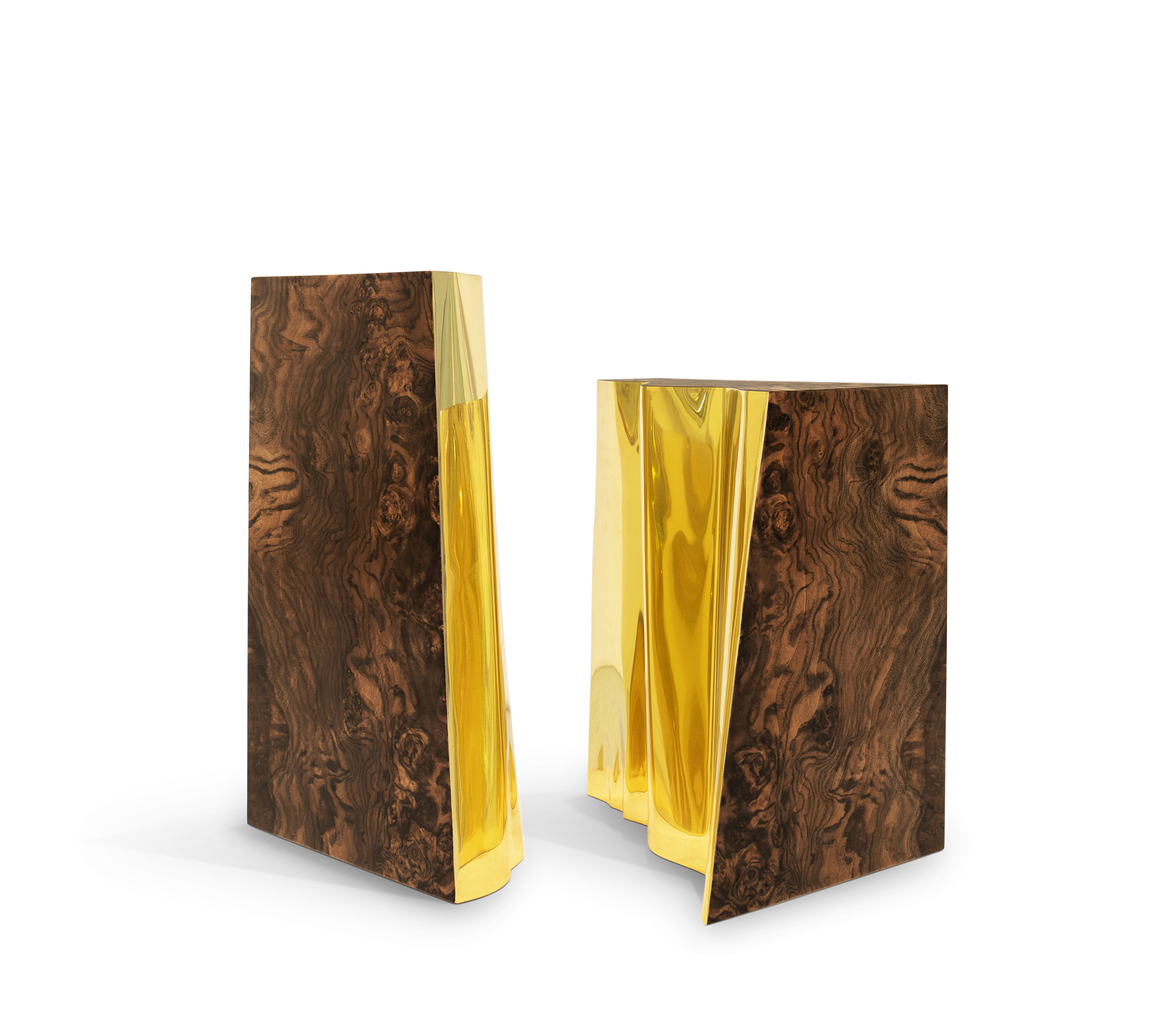 Fissure Walnuss‑Beistelltisch