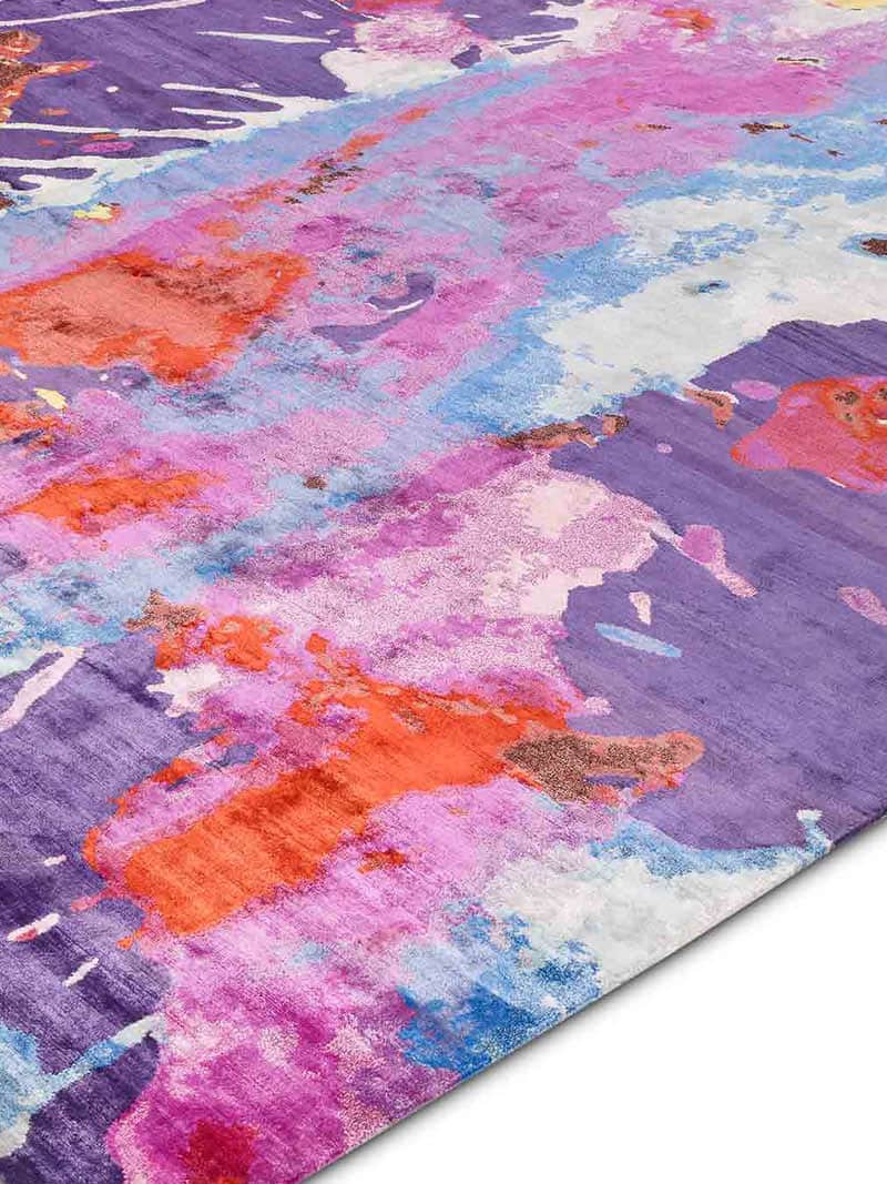 Original auf Dunkelaubergine Teppich | Größe: 300 x 400 cm
