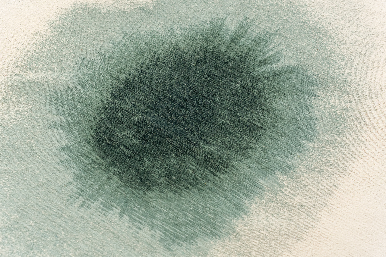 Drop Green Day Teppich | Größe: 100 × 140 cm