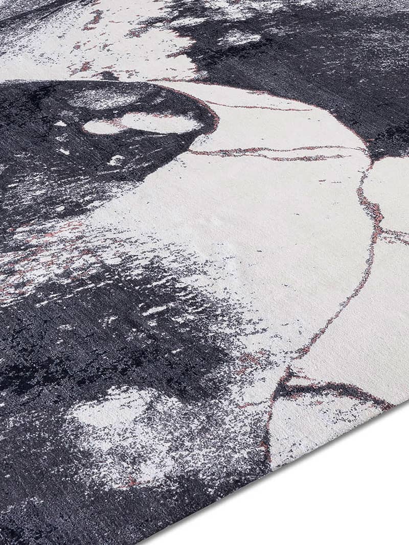 Black Original Weiß Teppich | Größe: 170 x 240 cm