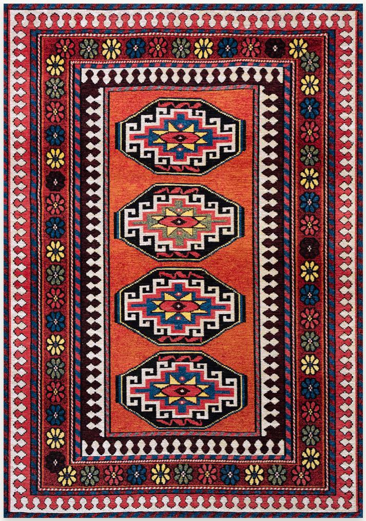 Red Mix 9844 Teppich | Größe: 280 × 390 cm