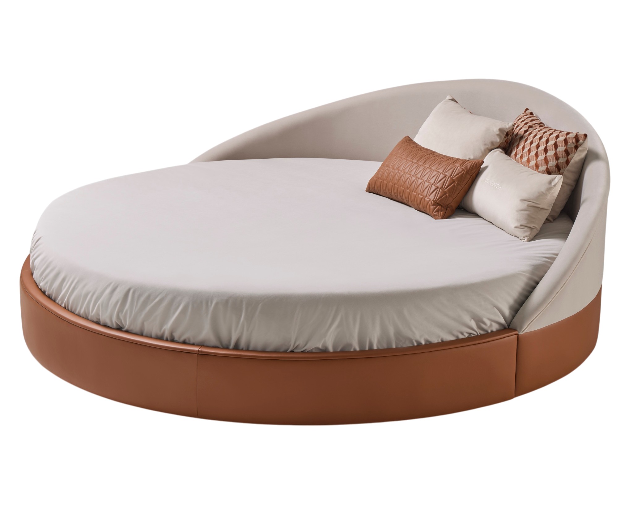 Arco Rundes Lederbett