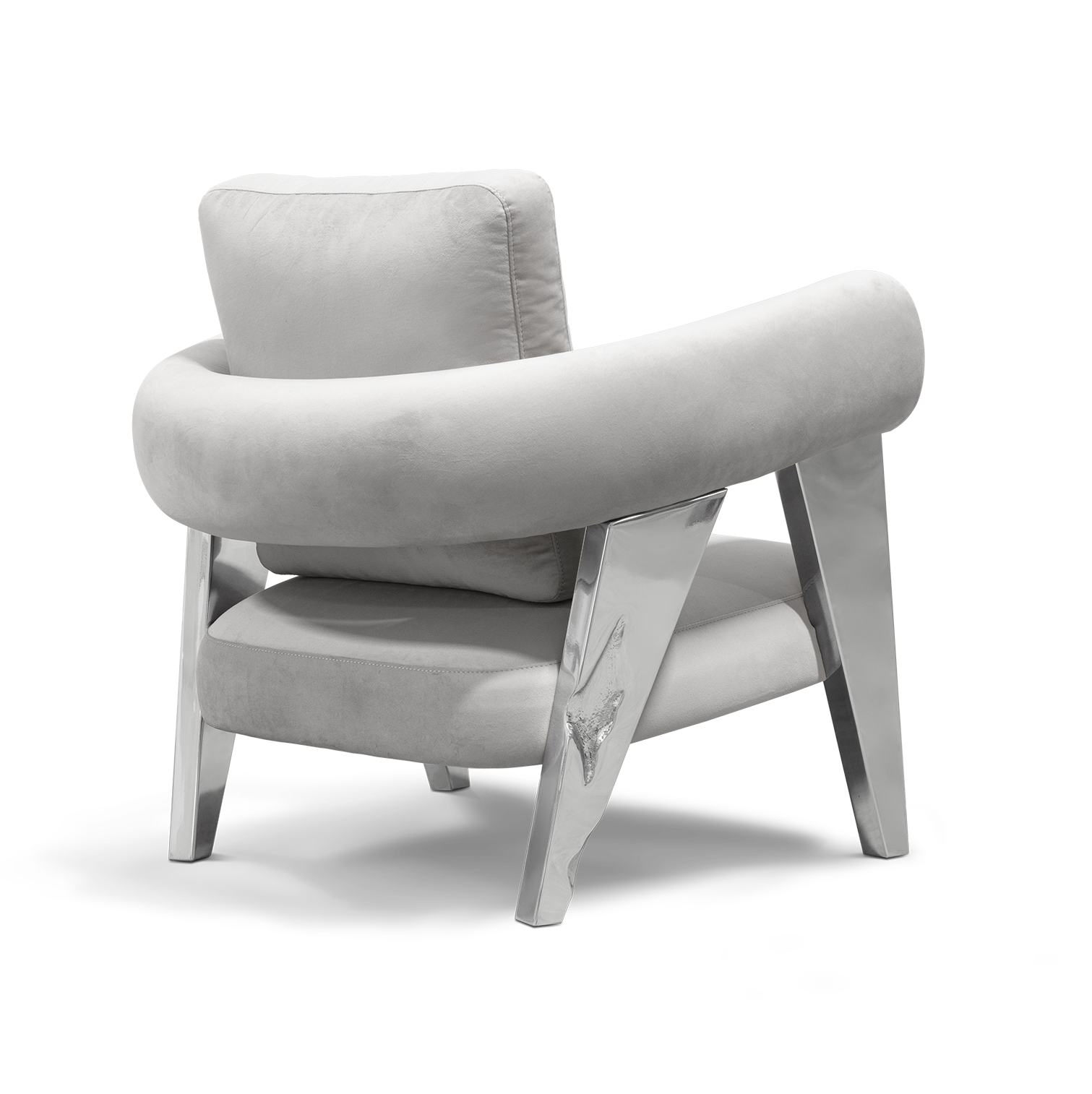 Enigma Silber‑Sessel