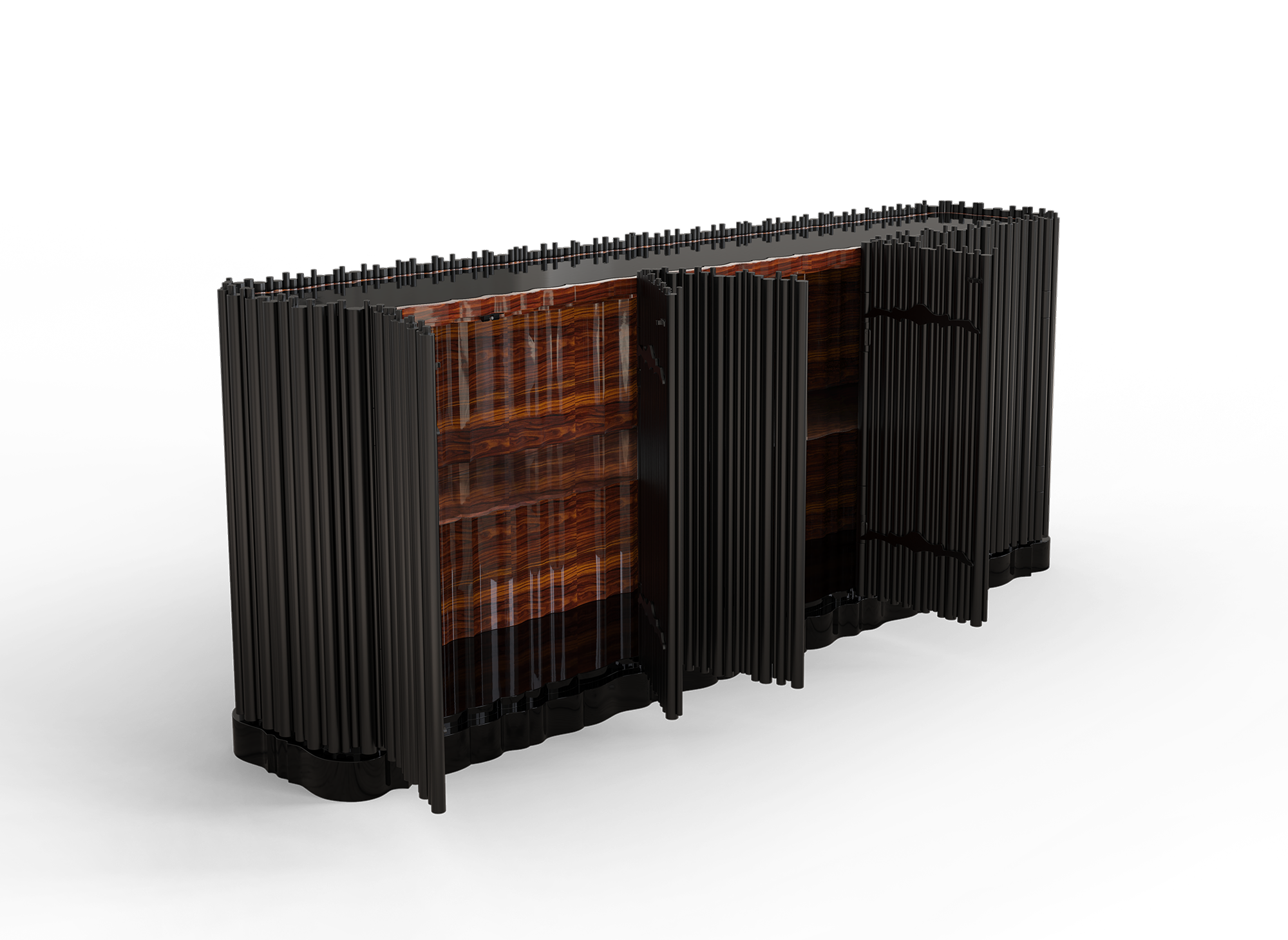 Harmony Schwarzes Premium‑Sideboard