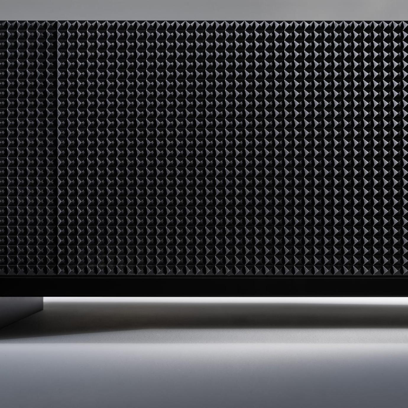 Schwarzes TV-Sideboard