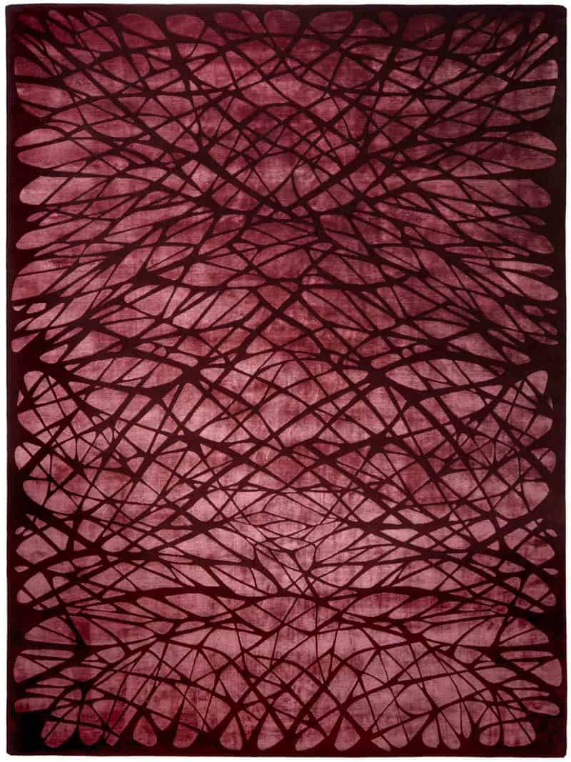 Dresden Red Wine auf Bordeaux Teppich