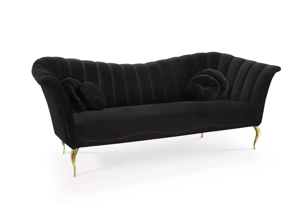 Saphira Sofa mit Metallgestell