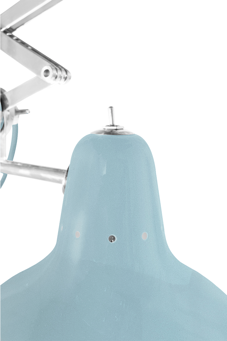 Moonbeam Glow Blaue Wandleuchte