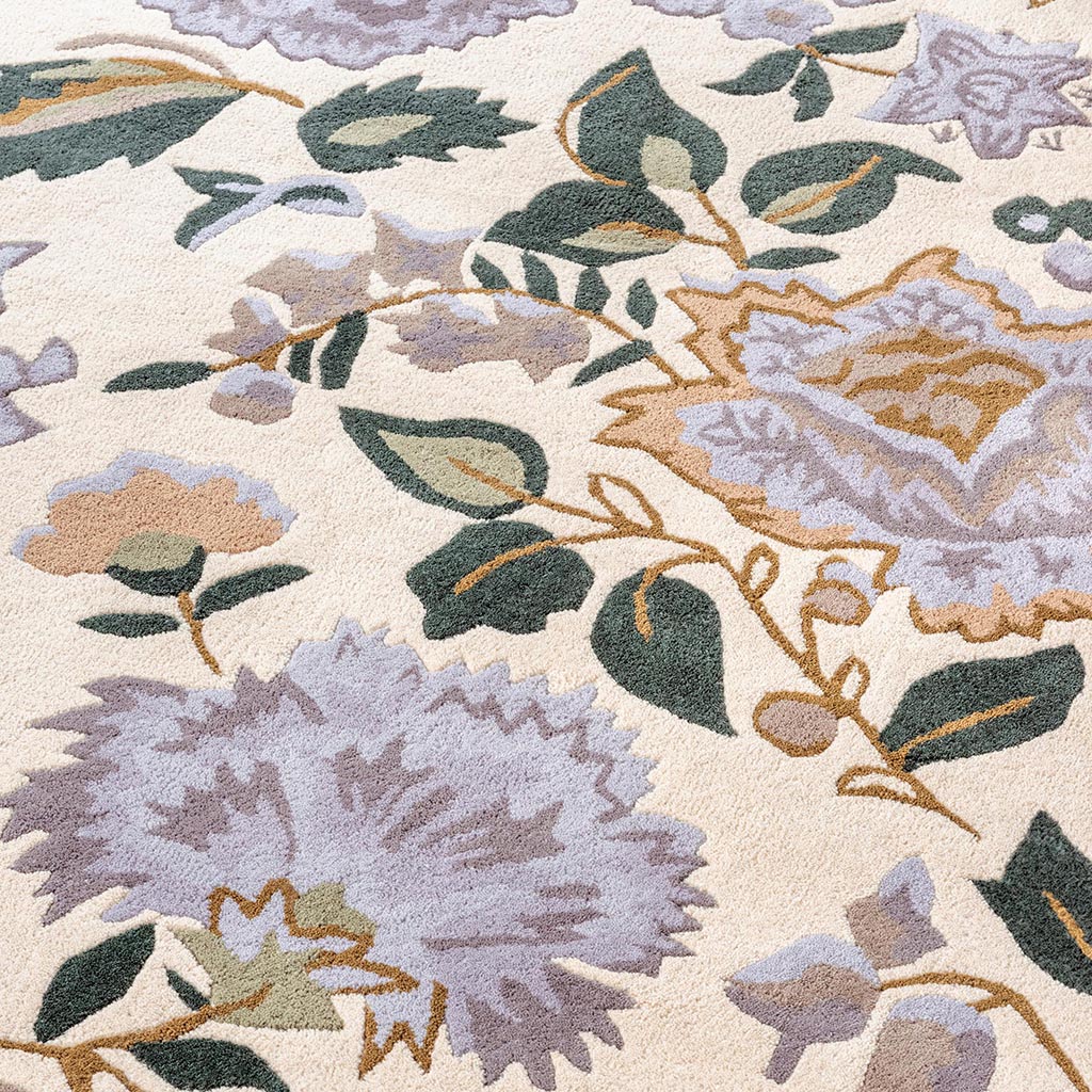 Wendling Floral Heather Pu Teppich | Größe: 170 x 240 cm