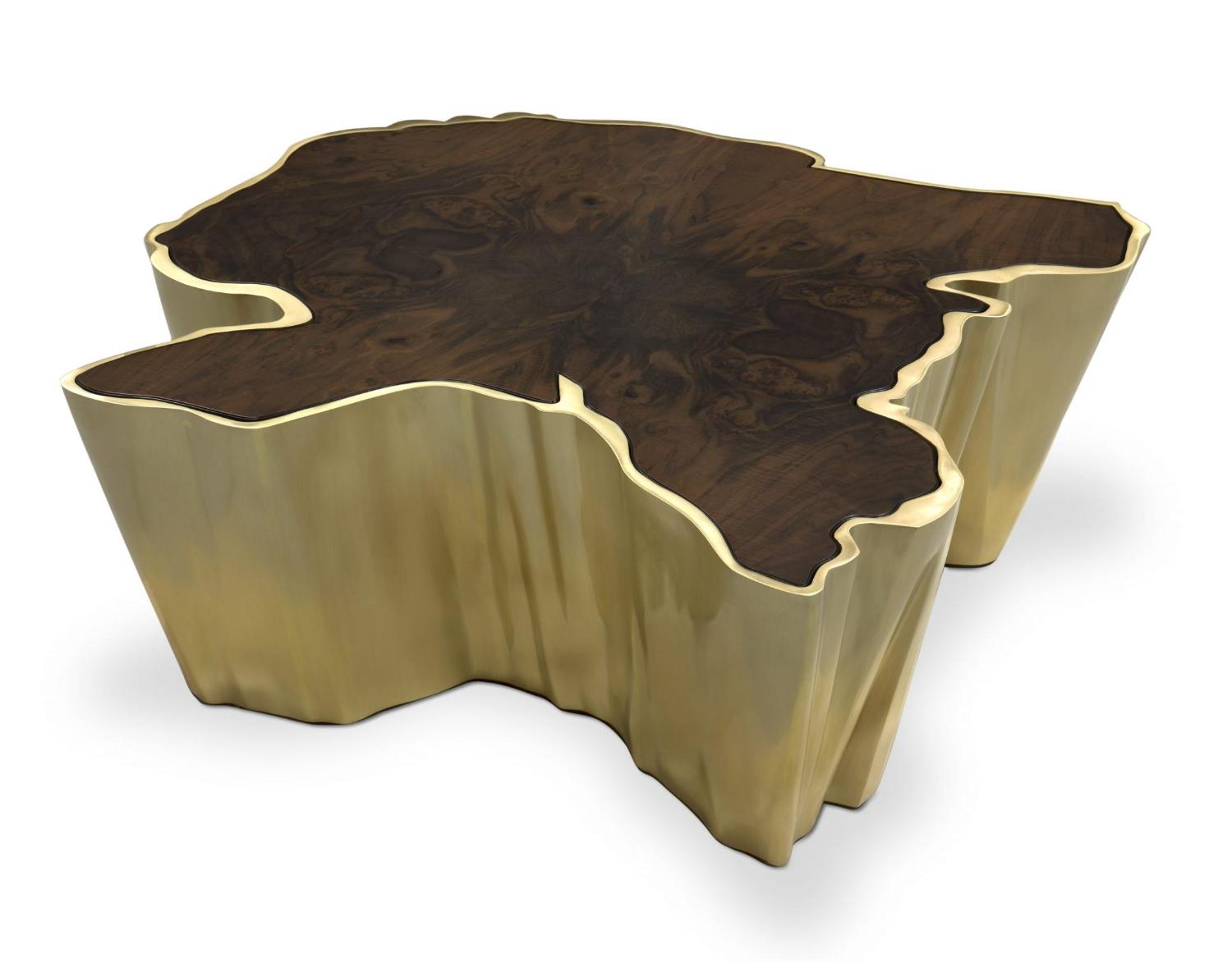 Naturkanten-Couchtisch