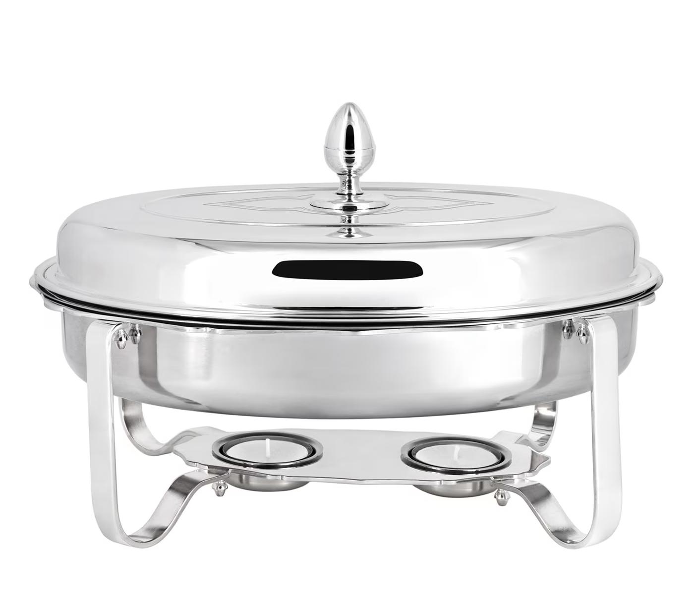 Ovale versilberte Chafing Dish