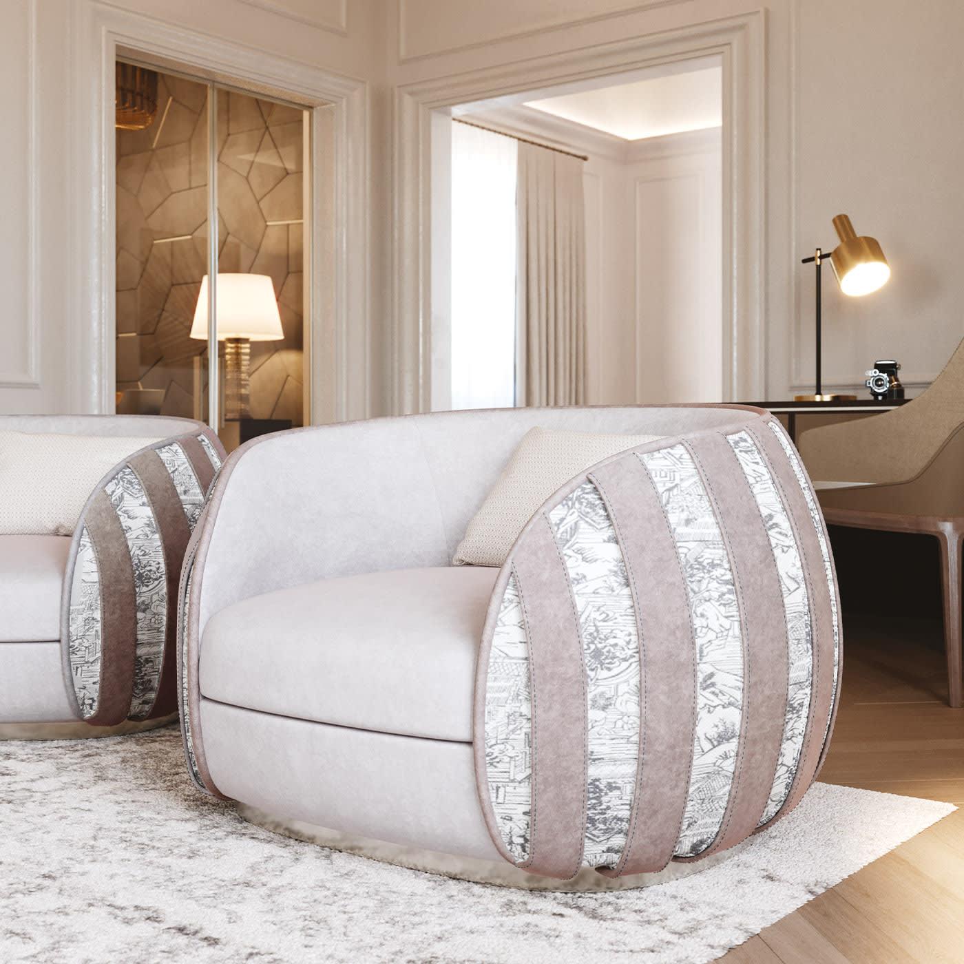 Loto Zeitgenössischer italienischer Sessel