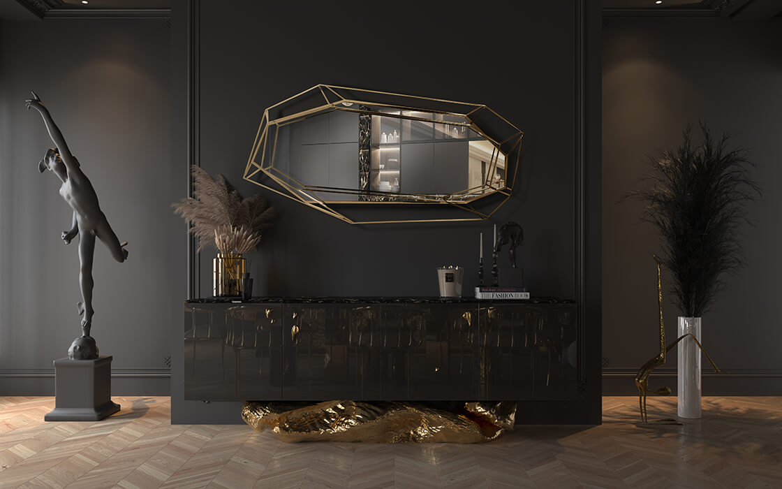 Lustre Großer Wandspiegel - 6