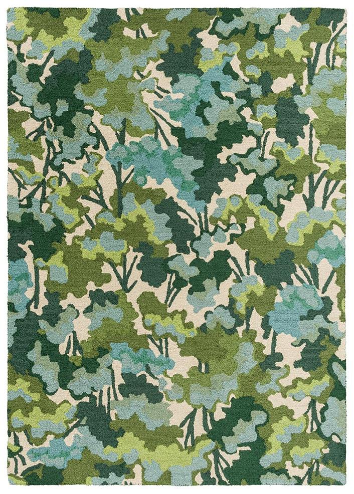 Tree Tops Green Outdoor-Teppich | Größe: 200 x 280 cm