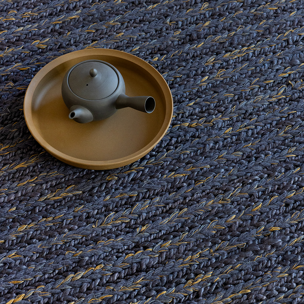 Craft Plait Denim Teppich | Größe: 200 x 280 cm