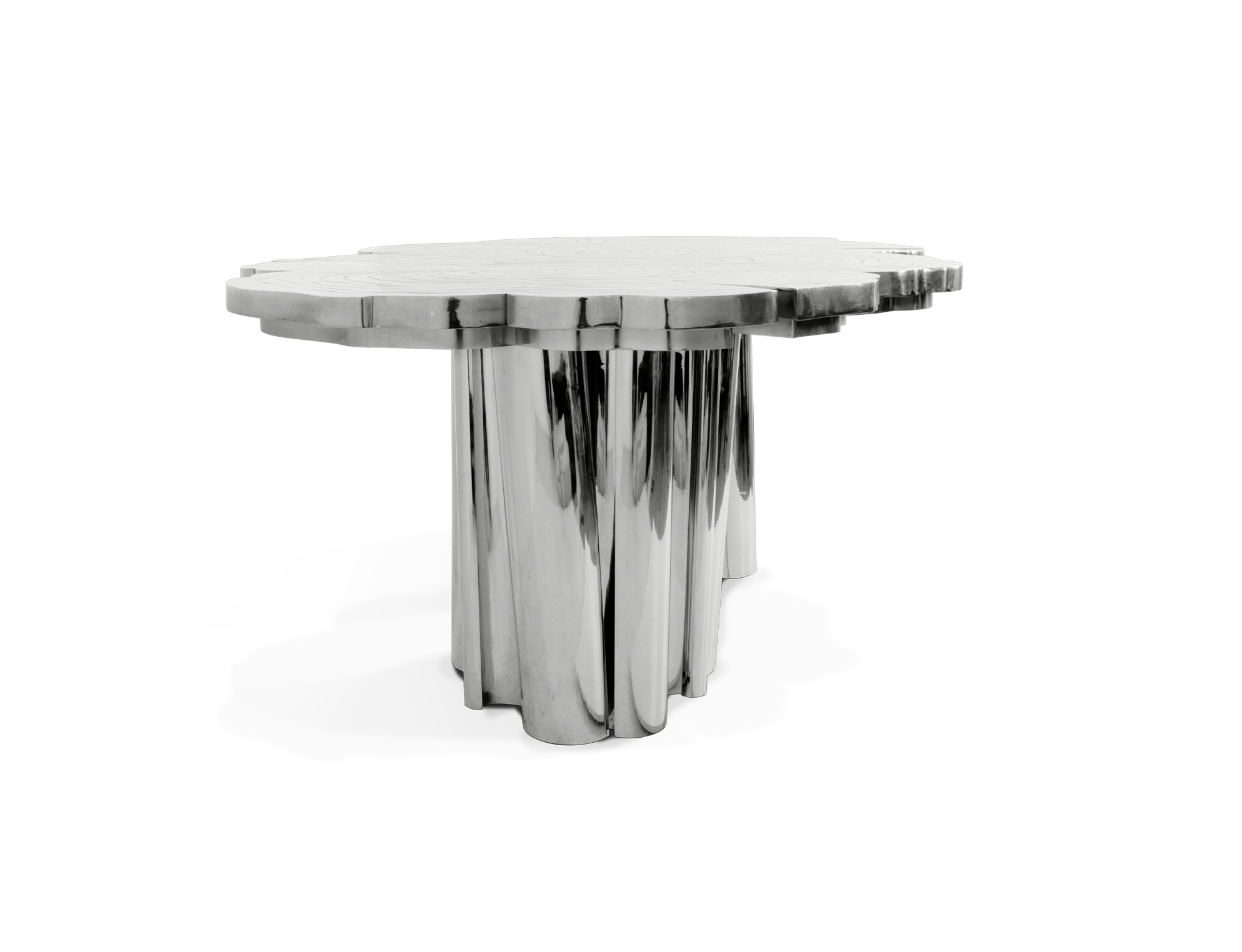 Artisan Edelstahl-Esstisch | Dimensions: B 230 cm