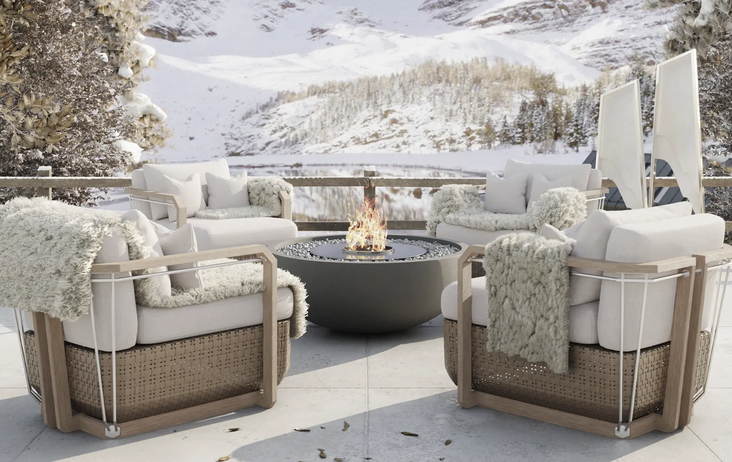 Heritage Holz‑Outdoor‑Sessel - 2