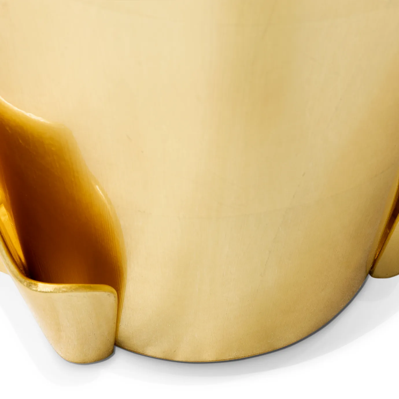 Solstice Blattgold‑Beistelltisch