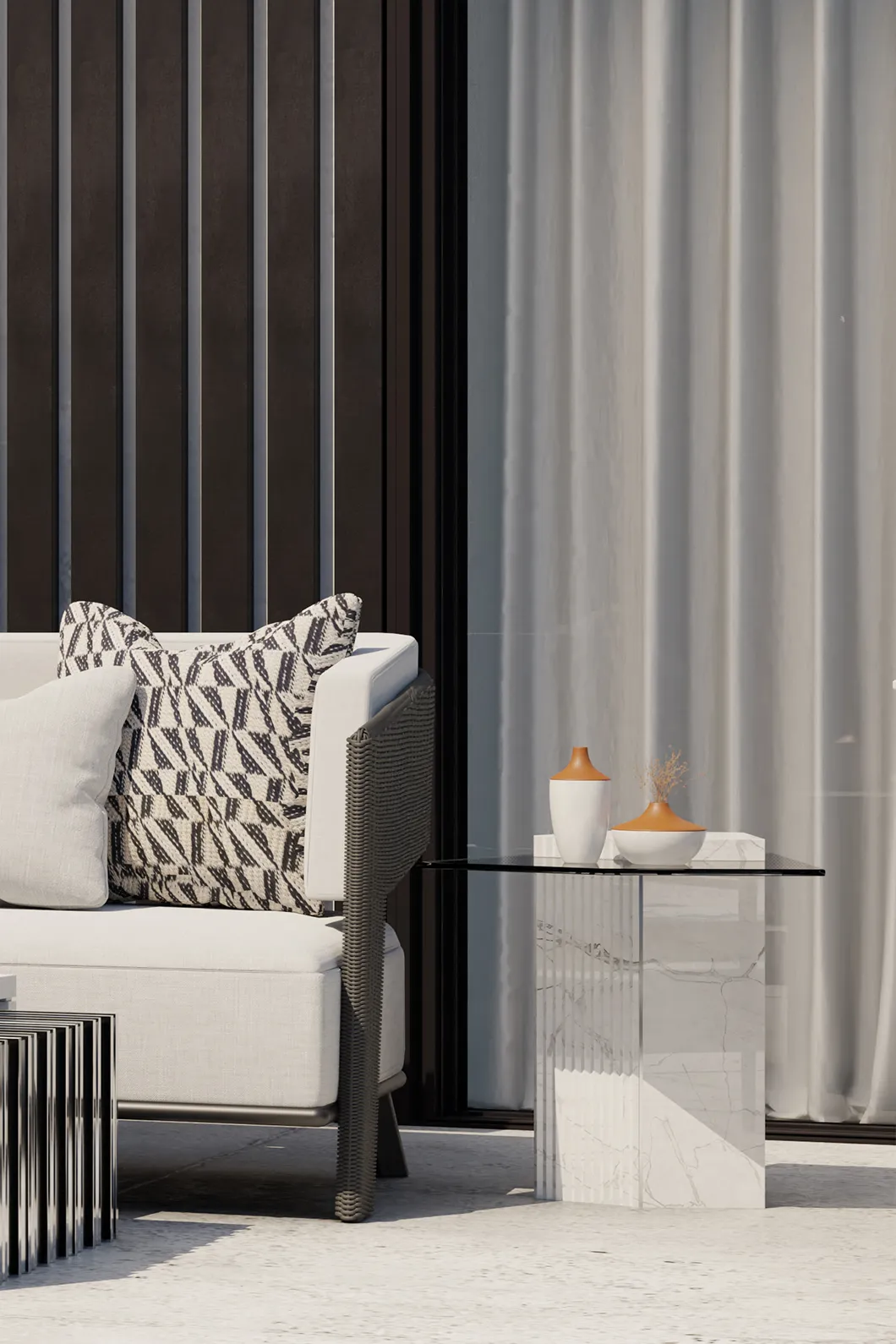 Monarch Outdoor‑Beistelltisch