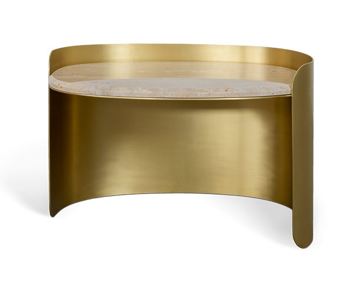 Franklin Scott Ovaler Beistelltisch