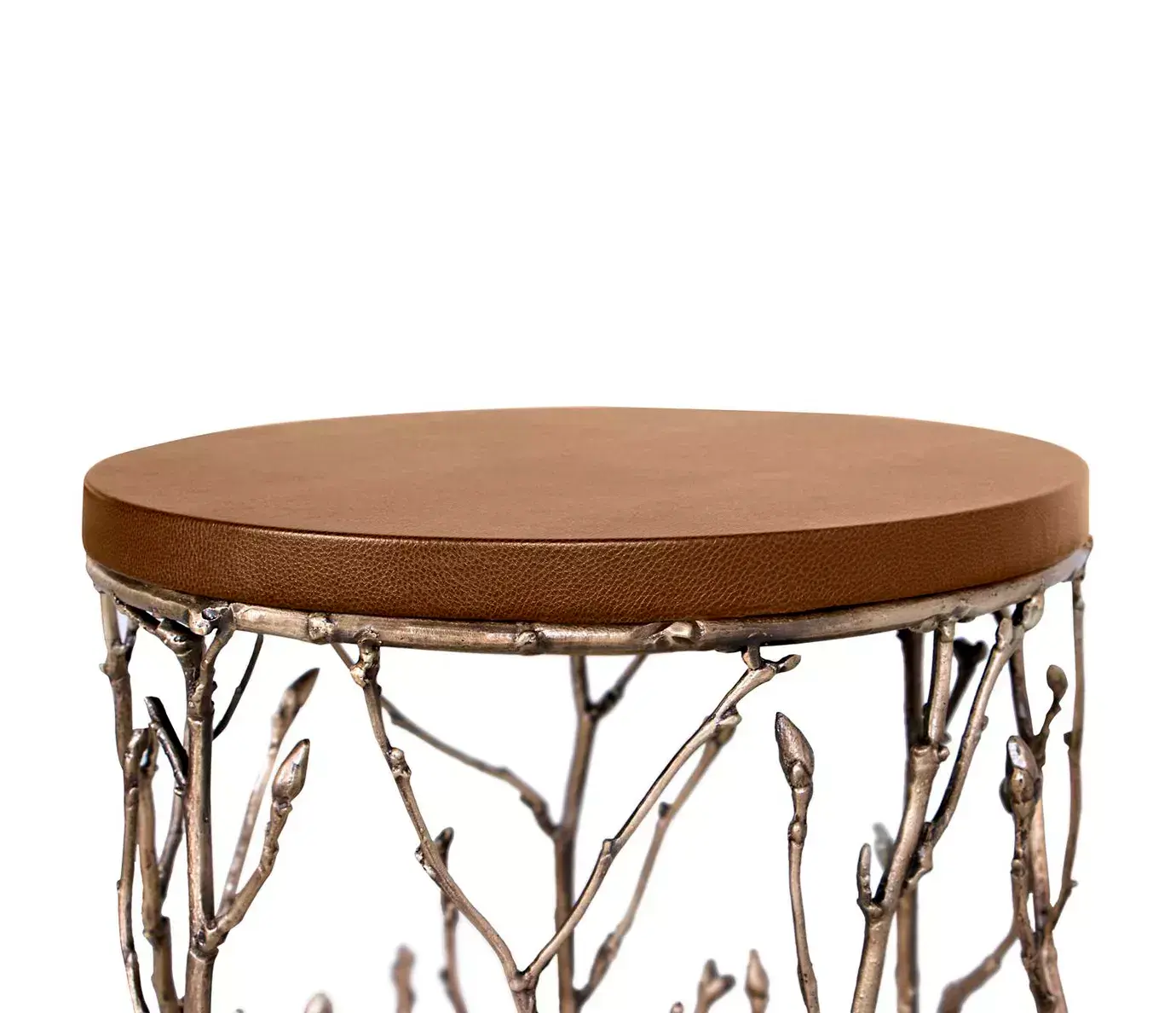 Elowen Kunstleder‑Beistelltisch