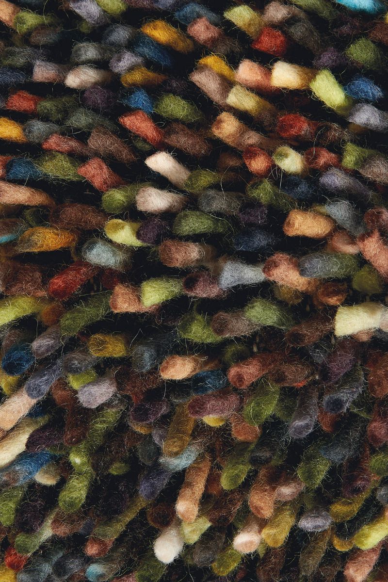 Dots Olive Green Mix 170407 Teppich | Größe: 140 x 200 cm