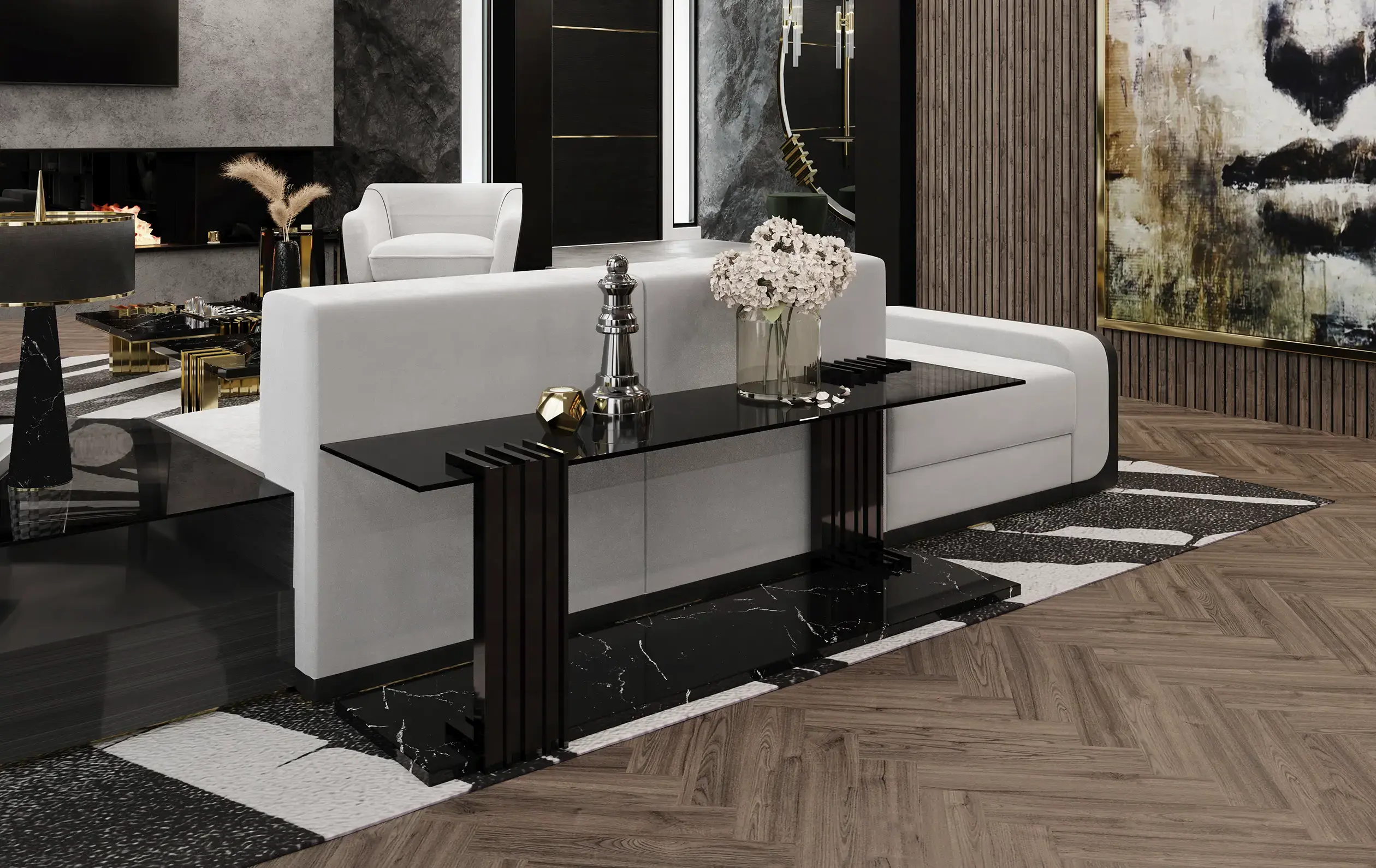 Whirlwind Langer Beistelltisch