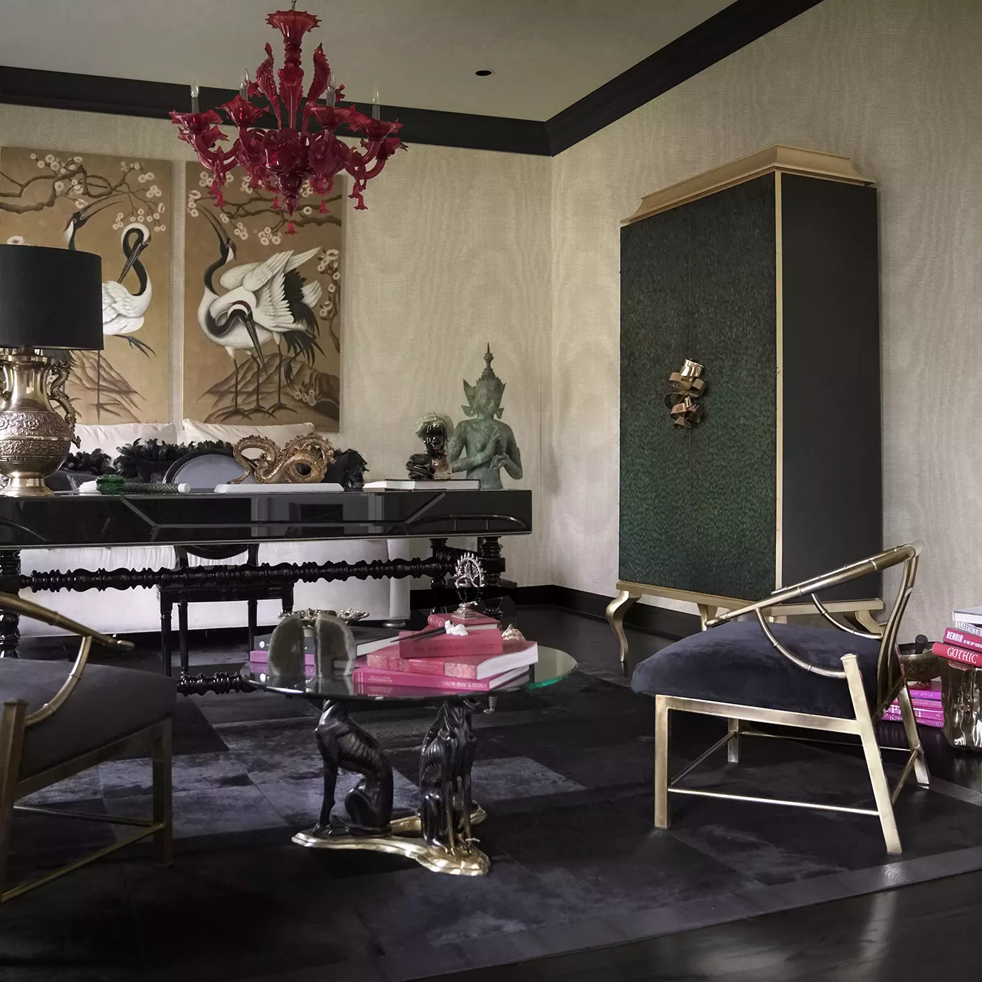 Mirage Pfauenfeder‑Armoire