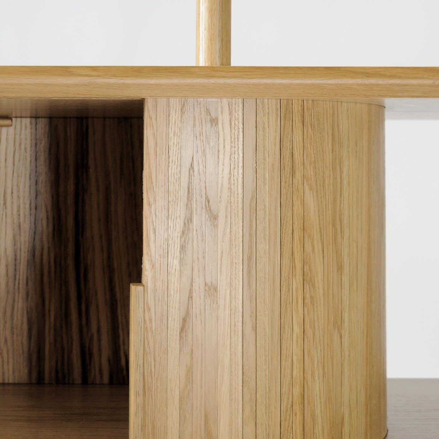 Modernes modulares Eichen-Bücherregal