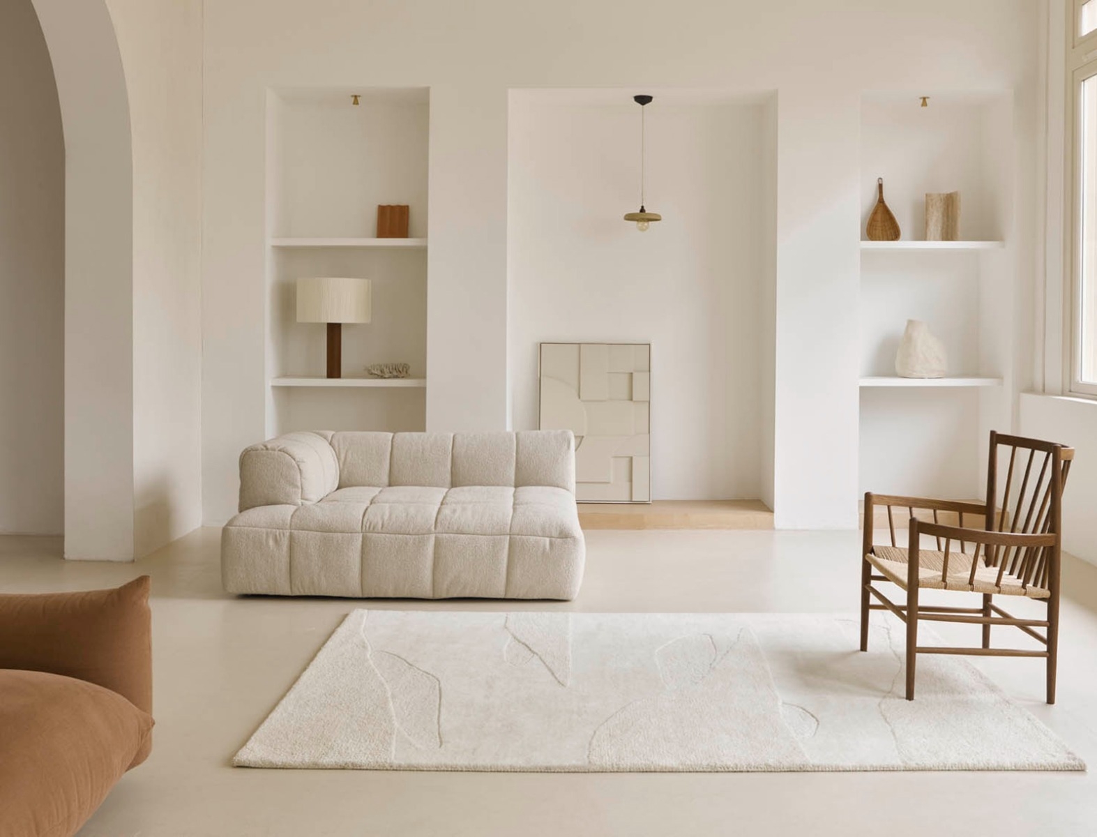 Decor Scape Woolwhite 95001 Teppich | Größe: 200 x 280 cm