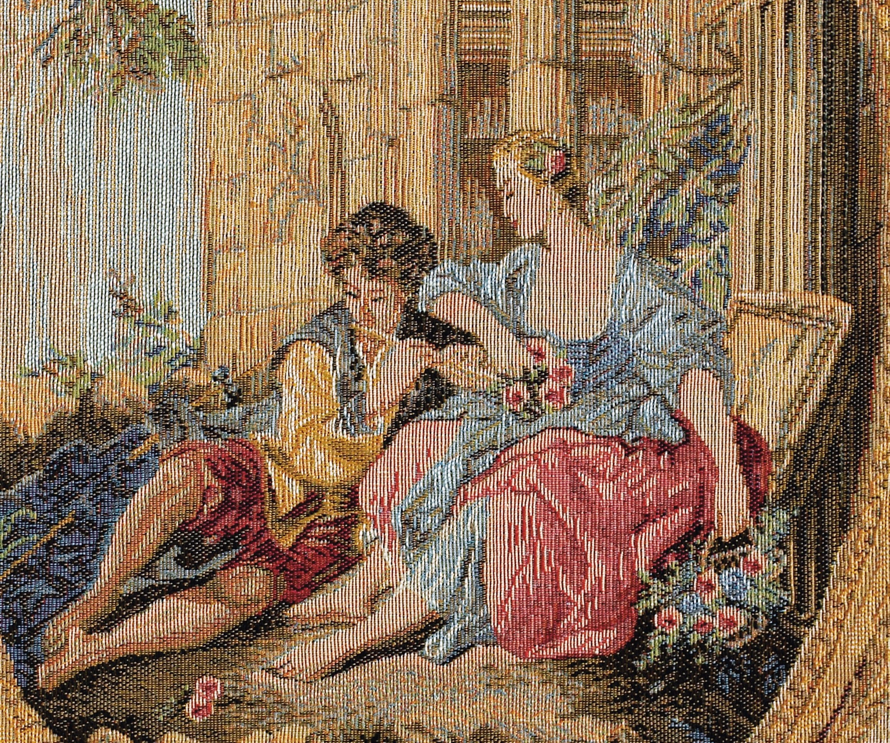 Serenade im François‑Boucher‑Stil Wandteppich